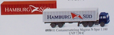 N Magirus Containersattelzug  Hamburg Süd