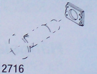0 Bahnausstattung BS MS Sockelplatte für Puffer , St. 4x