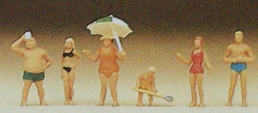 N Figur Familie Krause am Strand