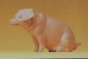 G Figur Schwein sitzend