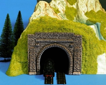 TT Vorsatz Tunnel Portal 2gl von H0 auf TT, St. 2x, 14x 10,5cm, etc............