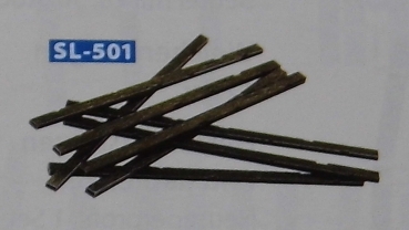 0e Code 100 Holzschwellesatz Weiche 6 124mm,  St.10x