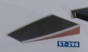 H0 Peco BS Bahnsteigrampe mit Sandstein 113mm,  2x
