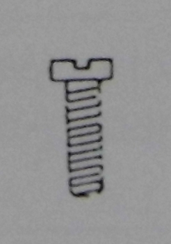 Schraube Zylinderkopfschraube MS, DIN 84, M 1,00x 2mm, St. 10x