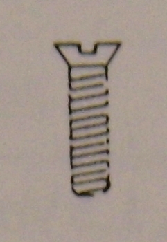 Schraube Senkkopfschraube MS,  DIN 963, 1,0mmx 2mm, St. 10x