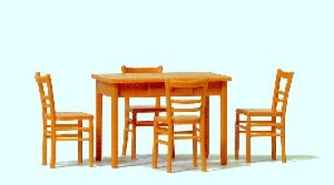 0 Ausschmückung Tisch und Stühle