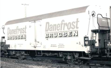 H0 DK DSB Kühlwagen 084 4 000 2,  2A,  Ep.IV,  weiss, Danefrost- Brugsen,