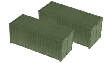H0 mili Eu Ausschmückung Container Set 2x+ Decals