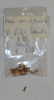 MS Schraube 1,4x 4mm