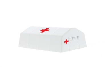 H0 Ausstattung Sanitätszelt " Rotes Kreuz "