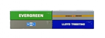 TT Eu Container Set 4x " EVERGREEN; M O L; LLOYD TR:; BERTSCH AG
