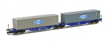 TT Eu Containertragwagen bel. Set2x, Ep.VI,  " M O L "