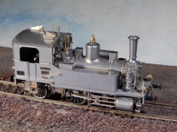 H0 D Dampflokomotive IIIb T Ep.I sächsische ohne Lackierung K.S. Ep.I