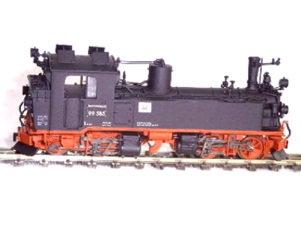 H0e D DR Dampflokomotive sä IV K, BR 99 585,  Ep.III,  Reko- Lok,  Faulhabermotor