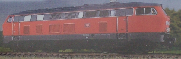 H0 Diesellok BR 215 DB rot Ep.IV 4Achsen