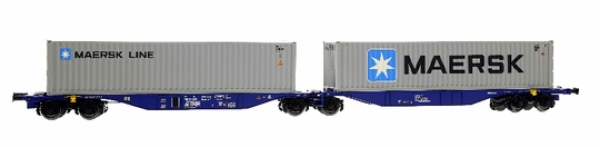H0 D PRI Containertragwagen bel. 4A Ep.VI " MAERSK "