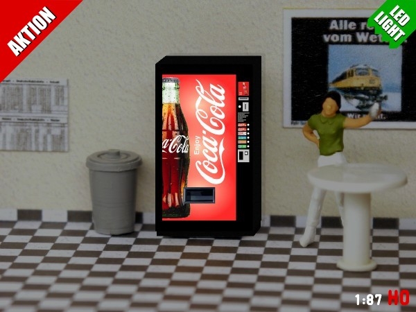 G Eu Coca Cola Getränkeautomat bel. 8- 12V