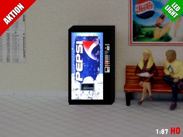 G Eu Pepsi Cola Getränkeautomat bel. 8- 12V