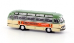 N D PRI Reisebus MB 0 321, H creme- grün, " Jägermeister  "