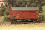 H0 D DR Güterwagen ged., Oppeln, 2A, Ep. III, braun, Gleitlager,