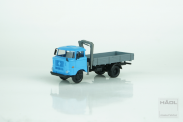 TT D DDR LKW IFA W50L, Holzpritsche, Ladekran, blaugrün, etc...........................................................