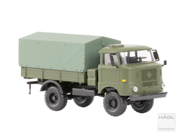 TT mili D DDR LKW IFA W50LA/ A Pritsche kurz, Plane, Ballonräder, 2A, Ep.IV, grün, etc........................