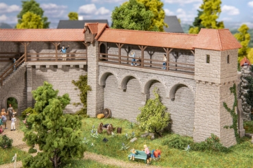 H0 Gebäude BS Altstadtmauer- set Wehrtürme, Ep.II, 153x 37x 125mm, 43x 24x 106mm, 40x 40x 125mm, 60x 45x 125mm, etc................................