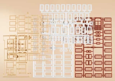 H0 TT Fenster Fenstergewände Türen