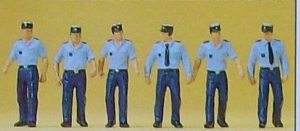 H0 Figur Polizisten in Sommeruniform