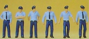 H0 Figur Feuerwehrmänner in Sommeruniform