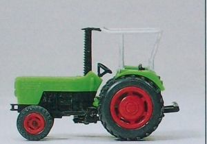 H0 Figur Ackerschlepper Deutz 6206 mit Mähbalken etc................................................................................