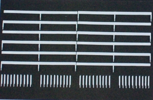 H0 Ausschmückung BS Leitpfosten und Schutzplanken 52x etc.................................................................................................................