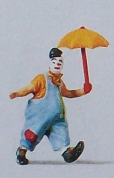 H0 Figur Clown mit Schirm etc....................................................................................................................................