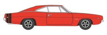 H0 USA PKW OX: Dodge Charger, 1968, rot, etc........................