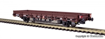 H0 RailMotion Bahnfahrzeug Niederbordwagen mit Antrieb, braun, L=15,9x 3,5x 2cm, etc..........................................................