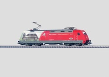 H0 D DB Elektrolokomotive BR 101 039- 6, 4A, Ep.V, digi., verkehrsrot, " MINI COOPPER S.", etc.....................................