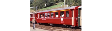 H0m Bahnfahrzeug Ch RhB Einheitswagen I, AB 1527,  Kl.2, 4A,  Ep.V ,  rot, etc.........................................................