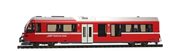 H0m Bahnfahrzeug Ch RhB Steuerwagen AGZ, Bt 528 06, Kl.2, 4A, Ep.VI, rot, etc..........................................................................