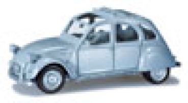 H0 Eu PKW Citroen 2CV offen platingrau