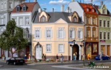 H0 Gebäude BS Haus Am Schillerplatz in Görlitz, L=16,8x 16x 15,5cm, Winkel 120°, etc.................................................