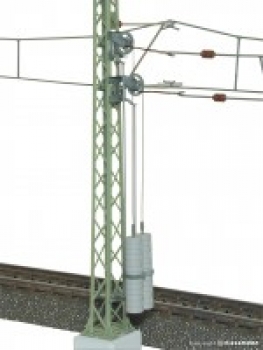 H0 Oberleitung Radspannwerk mit Abspannmast, H= 11,5cm, etc.........................................................................