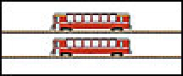 G RhB Wagen-Set 2-tlg. Bernina Express 4A Ep.V