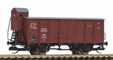 TT D DRG Güterwagen ged., GO2, mit Bremserhaus, 2A, Ep.II, etc.......................................................................