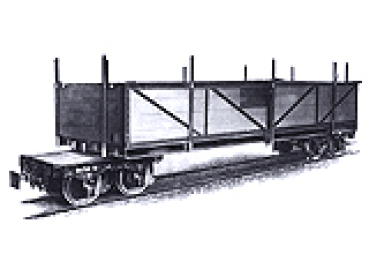 0e 16,5mm Brigadewagen Heeresfeldbahn 4A ungebremst WK I