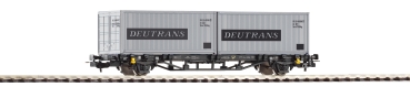 H0 D DR Containertragwagen 2A Ep.IV Deutrans