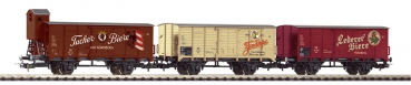 H0 D DB Bierwagen-Set 3x 2A Ep.III