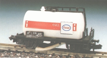 N D DB Schienenreinigungswagen mit Bremserbühne, " Esso ", 2A,  Naß, 2A, etc....................................................................................................................