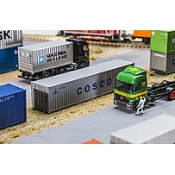 H0 Ausstattung BS Container COSCO 40´, Ep.V, 140x 28x 30mm, etc.....................................................................................