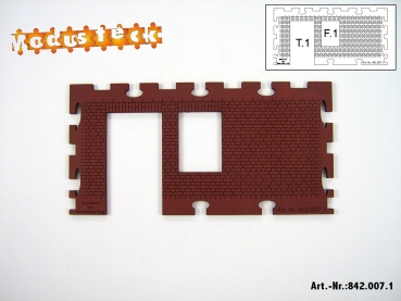 0 Gebäude Kreuz- Blockverband Element 1   120x 60