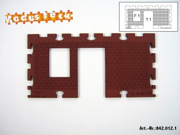 0 Gebäude Kreuz- Blockverband Element 1   120x 60